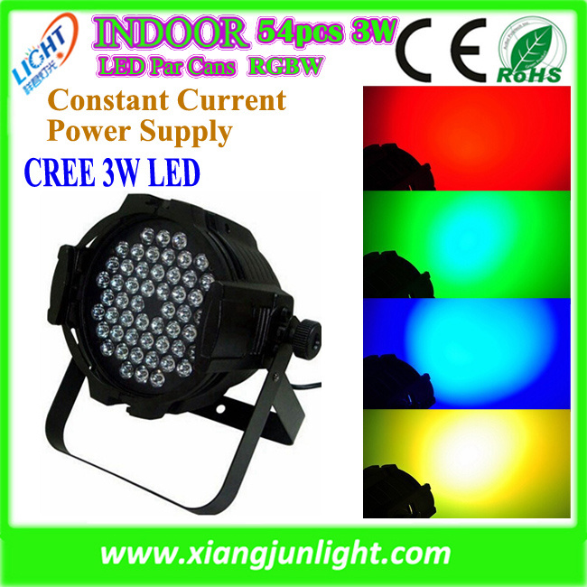 Non-Waterproof Indoor 54PCS 3W LED PAR Can Light