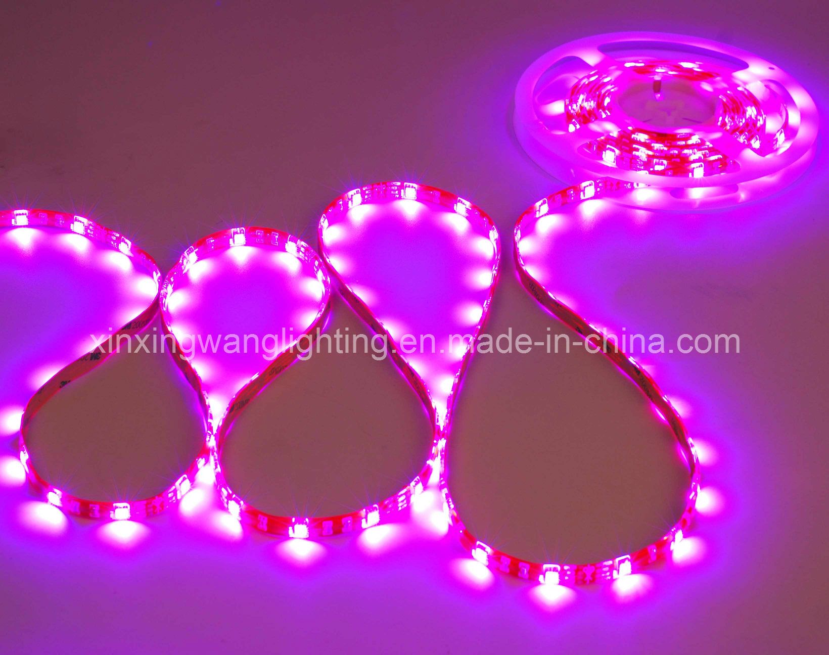 LED Flex Strip Light in Pink Purple Color 12V