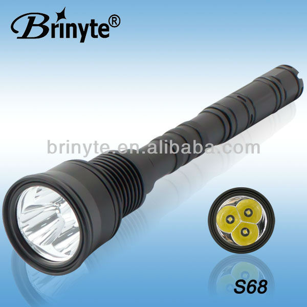 S68 CREE Xml U2 1800 Lumen CREE LED Flashlight