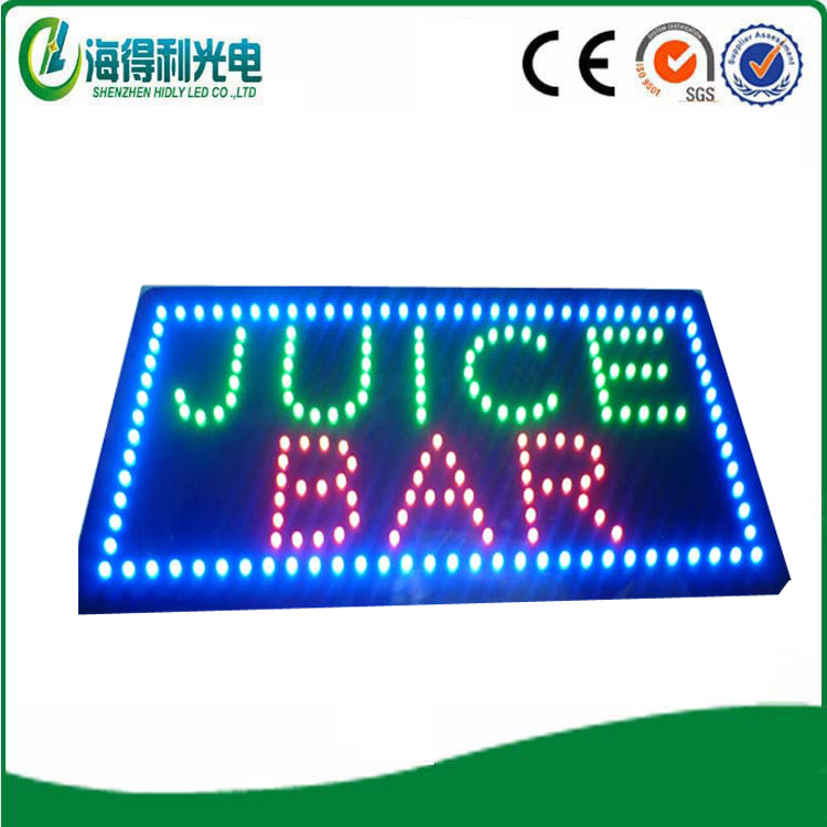 Summer Hot Sale LED Juice Bar Open Display (hsj0014)