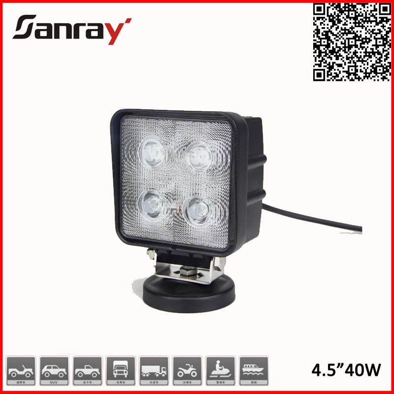 Square 40W CREE LED Work Light