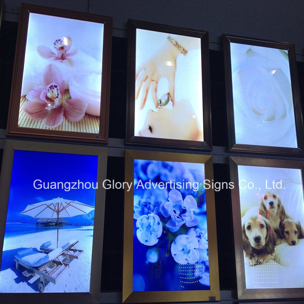 Advertising Four Snaps Open LED Poster Frame Light Box