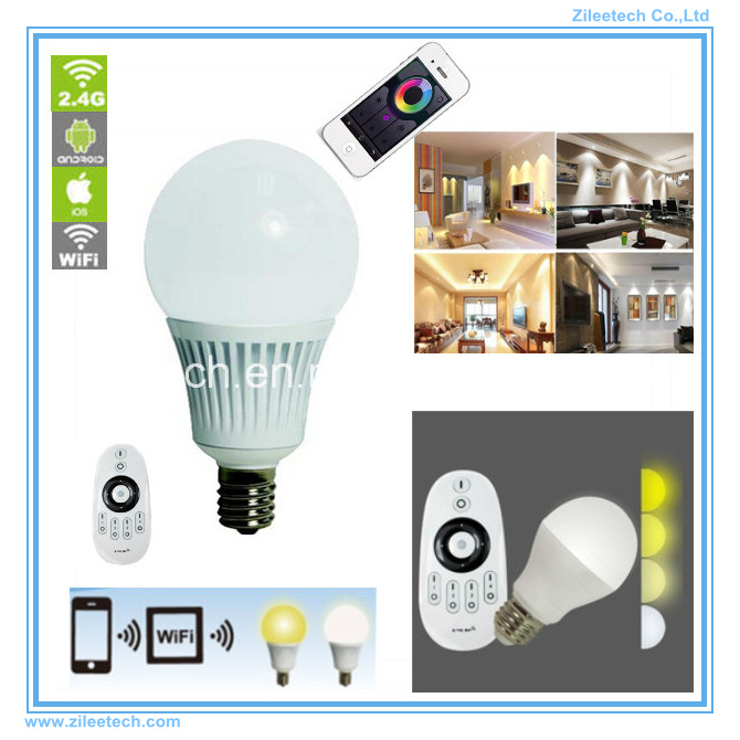 White WiFi Dimmable LED Light Bulbs