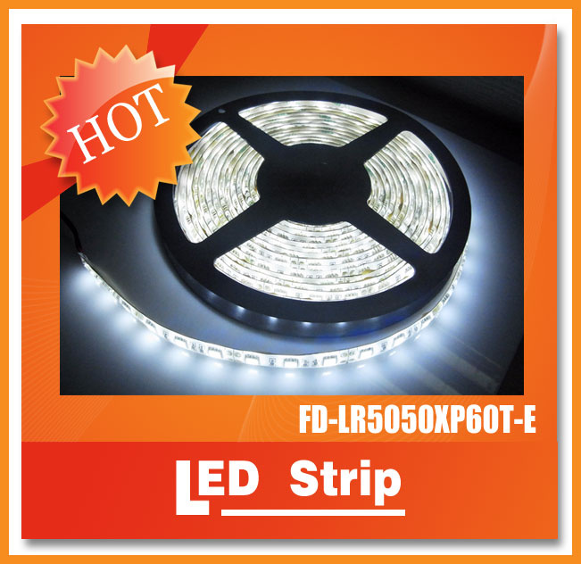 SMD5050 12VDC	 14.4W/M IP65 LED Strip Light