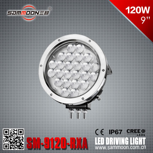 120W CREE LED Work Driving off-Road Light for Motorcycle, Headlight, SUV (SM-9120-RXA)