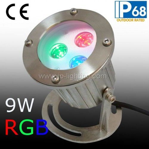 Stainless Steel 9W RGB LED Underwater Pool Light (JP90034)