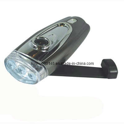 3LED Dynamo Flashlight (14-1C2702)