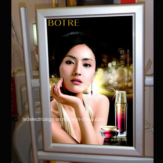 Ultra-Thin LED Aluminum Frame Light Boxes Perfume Ads