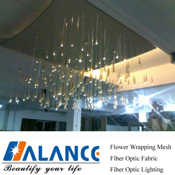 Fiber Optic Chandelier of Hotel Room