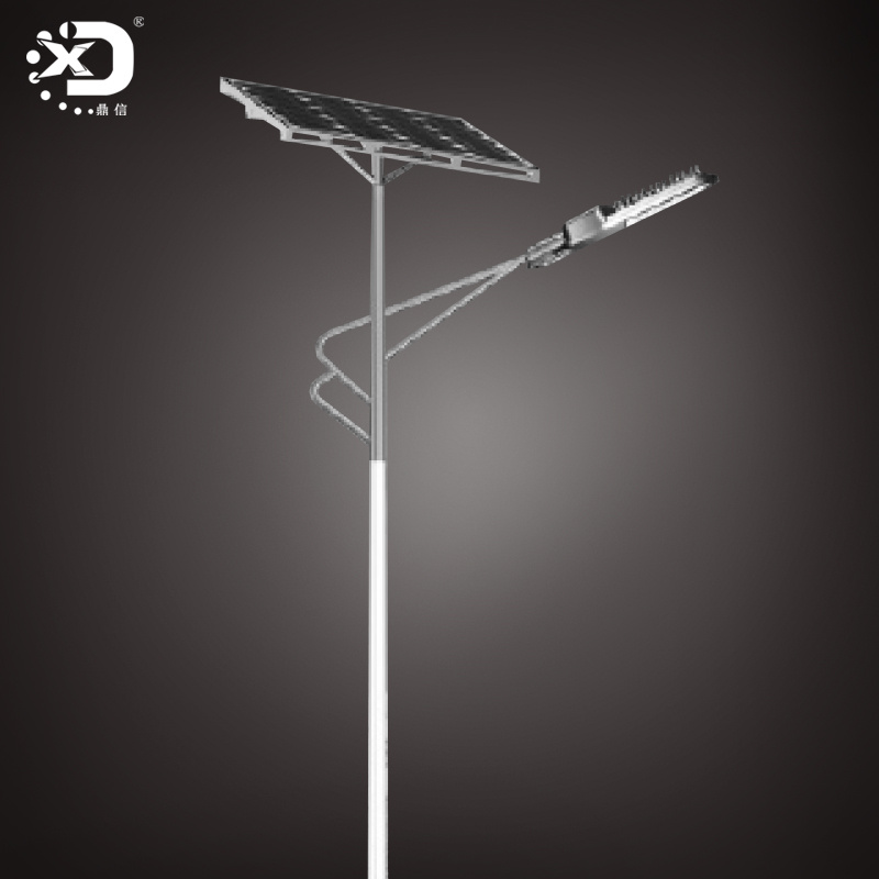 7m Q235 Steel Structure Solar LED Lighting for Construction Project