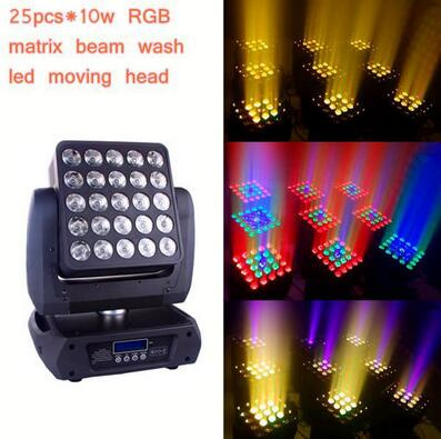 25PCS Matrix LED Moving Head Effect Disco Stage Light