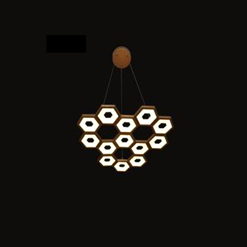 Suspended LED Ceiling Light with Acrylic, Aluminun, Metal