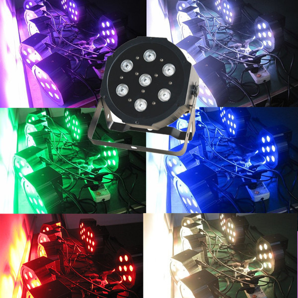 Ce RoHS Stage 10W Flat Mini 7 LED PAR