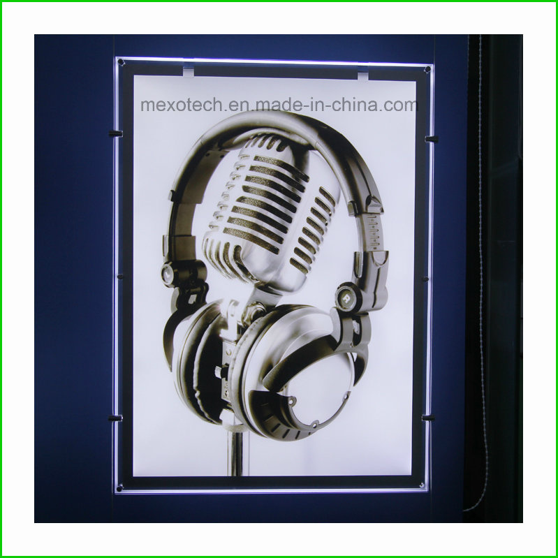 Double Side LED Acrylic Posters Frame Large Slim Light Boxes