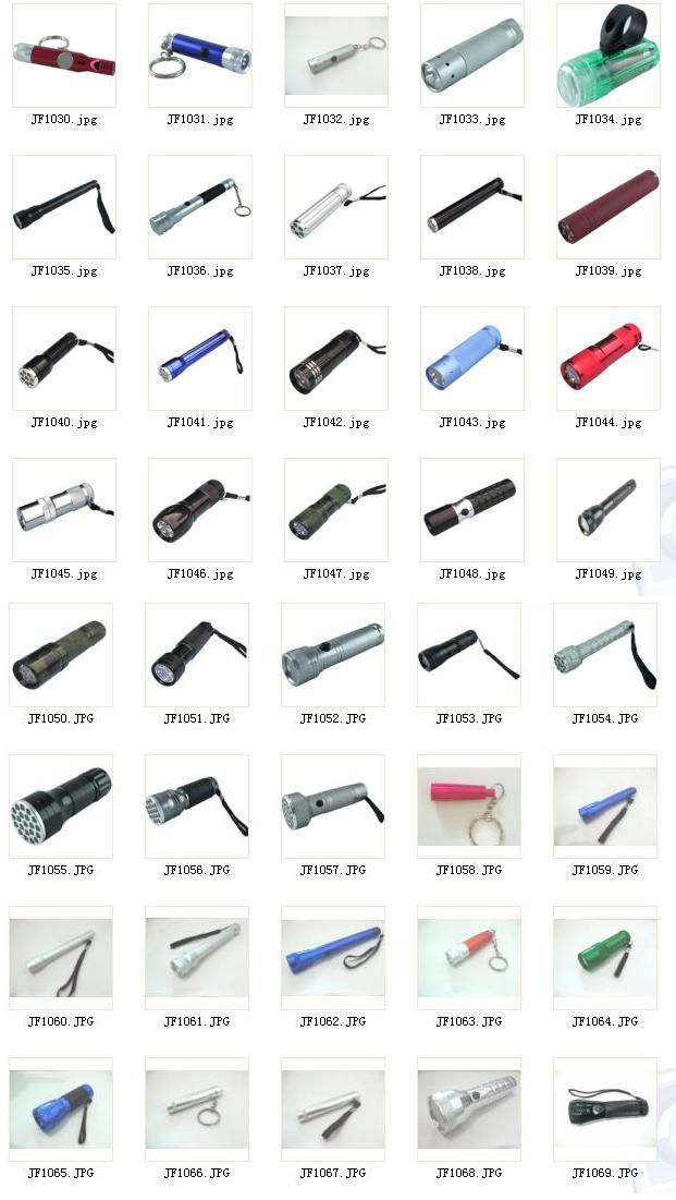 LED Plastic Flashlight