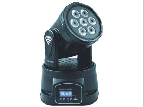 7PCS 8W Mini LED Moving Head Stage Light