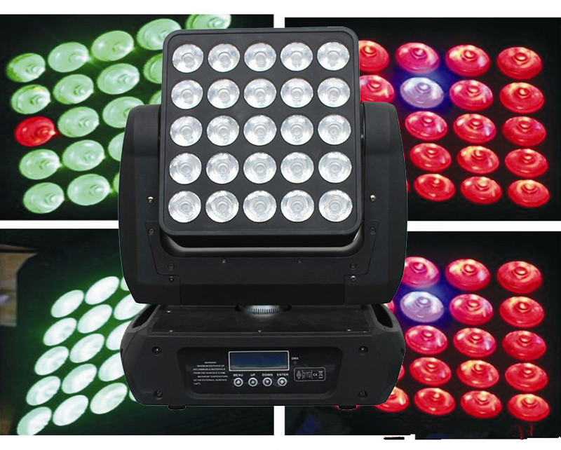 25*10W Matrix LED RGBW LED Moving Head Beam Light