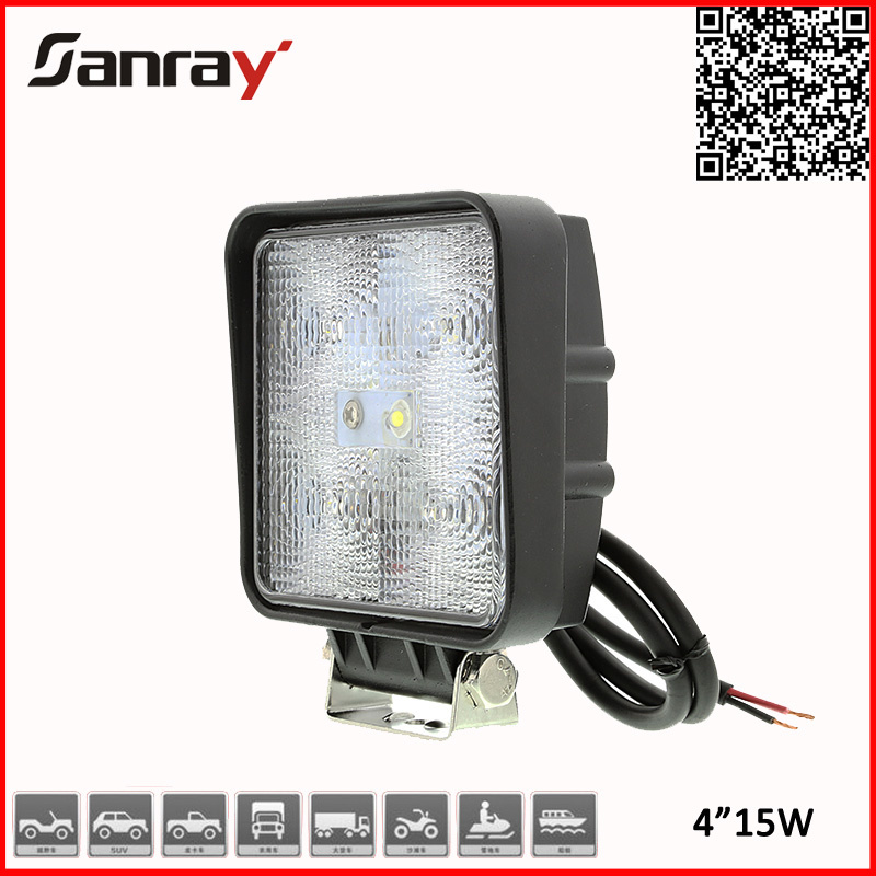 Waterproof 4inch 15W Spot LED Work Light