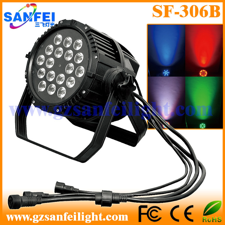 18PCS*10W 4in1 Waterproof PAR Light LED