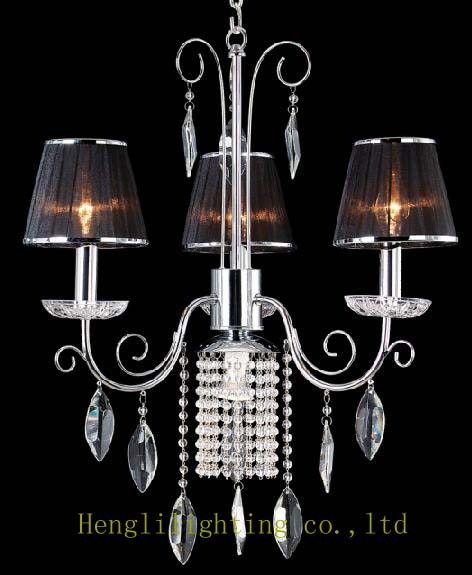 Cloth Shade Chandelier HLH-22069/3+1