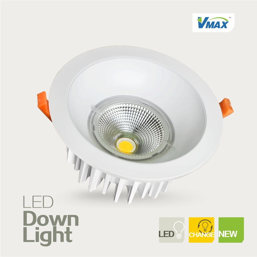 6W Surfce COB Al Warm AC 100V-220V LED Down Light