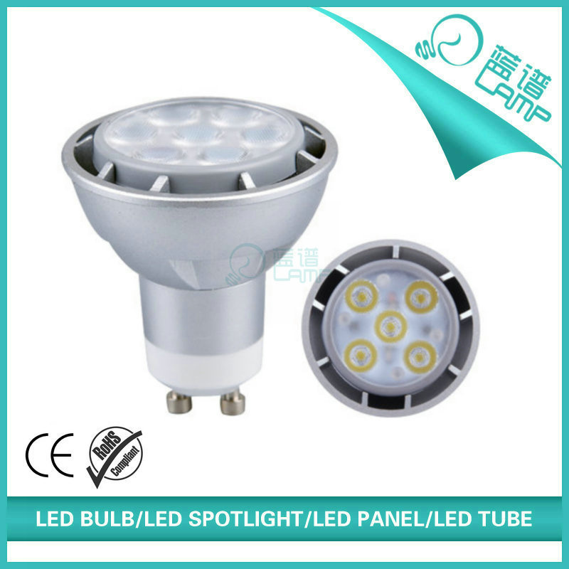 New SMD 7W IC Driver 220V GU10 LED Spotlight