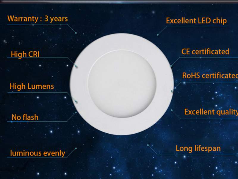 Excellent 12W Round LED Panel Light (SYT-SR004/12W)