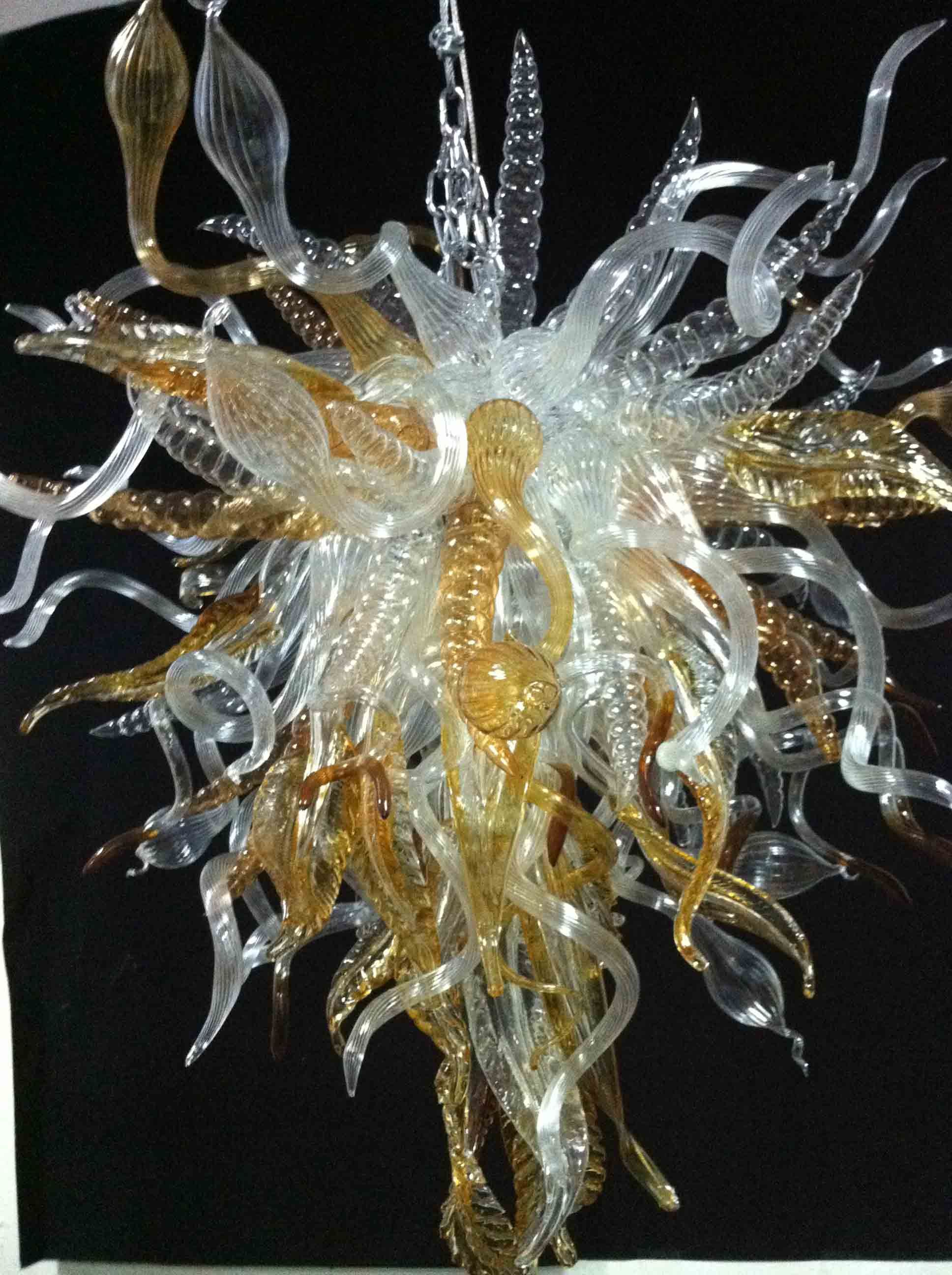 High Quality Leaf Shape Murano Glass Chandelier (BGC20116)