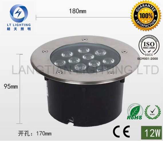 High Power Waterproof 12W LED Underground Light