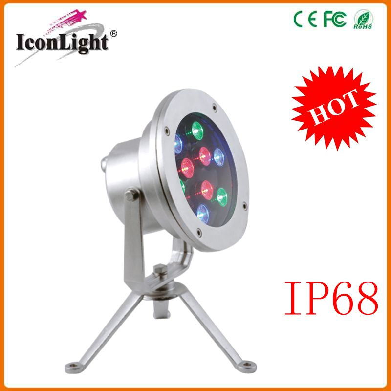 IP68 9PCS*1W Outdoor Underwater Waterproof Street Garden Park Light (ICON-E002)