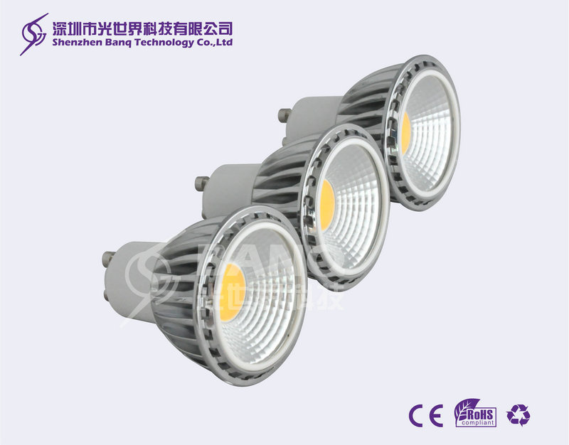 5W GU10 CE COB LED Spotlight