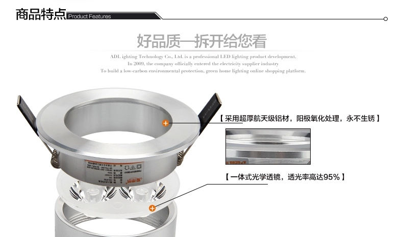 2014 Hot Sale CE&RoHS Approved 3W LED Ceiling Light