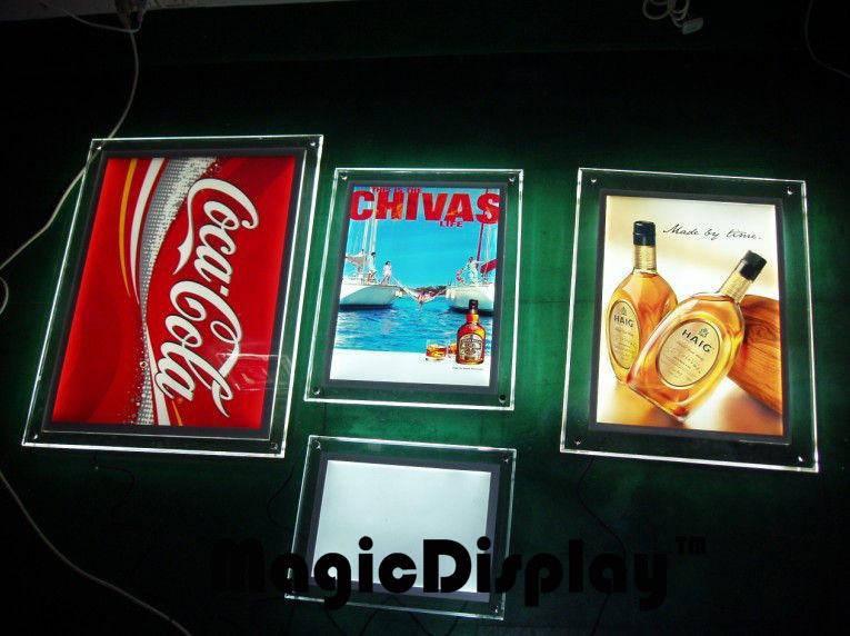 Advertising Crystal Display LED Photoframe