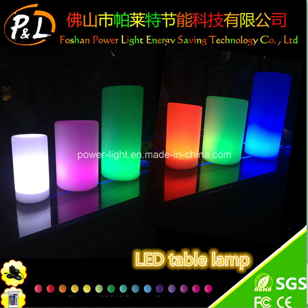 Column Color-Changing Pillar Table Lamp