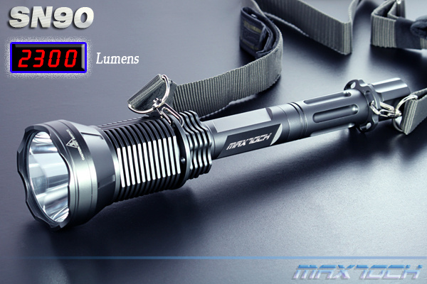 32W Luminus 2300LM 18650 High Power Aluminum Rechargeable Bright SST90 LED Flashlight (SN90)
