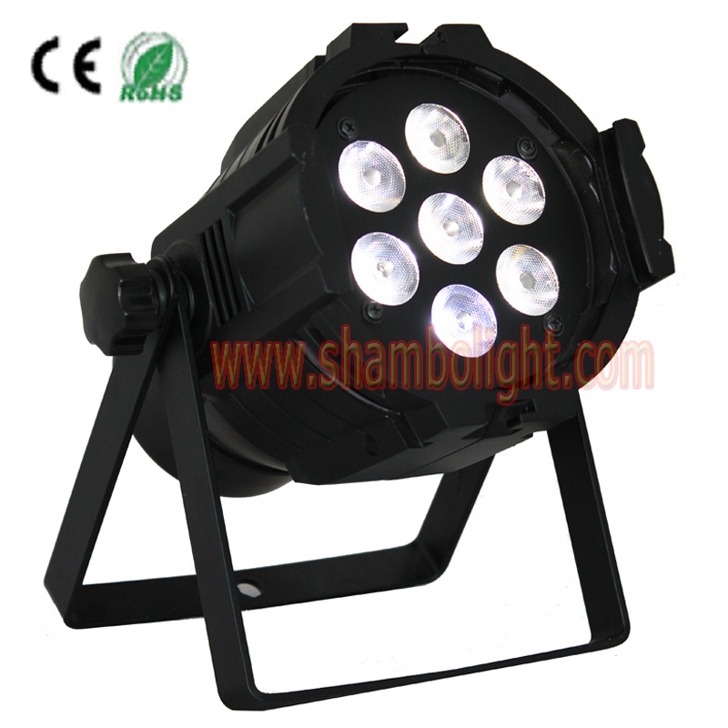 Stage PAR of 7PCS 10W RGBW LED Mini PAR