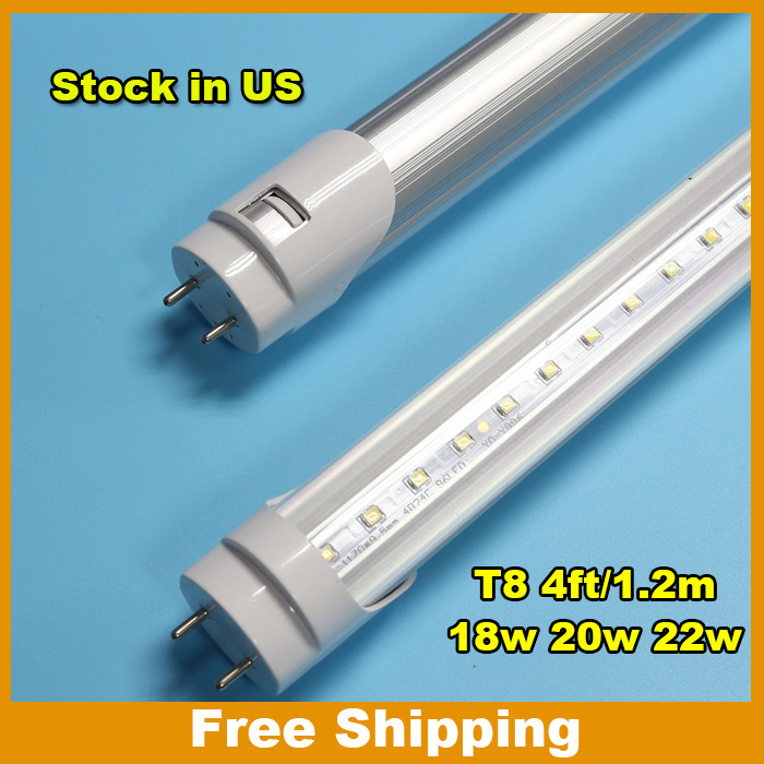 Warm/Cold White LED Tube Light 18W Lights