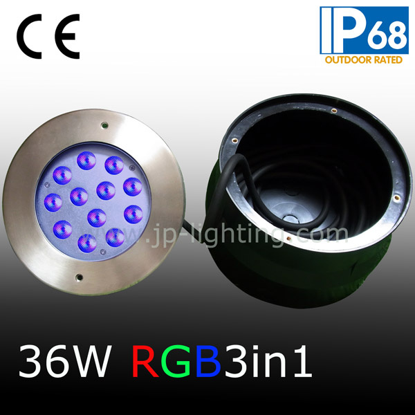 Asymmetrical 36W RGB LED Waterproof Swimming Pool Light (JP948126-AS)