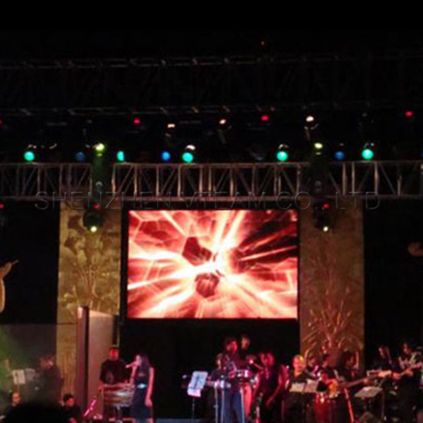 Light-Weight Cn10/12mm Rental Indoor HD LED Curtain Screen Display