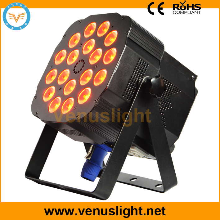 LED Flat PAR Light with 18X10W 5in1 LEDs