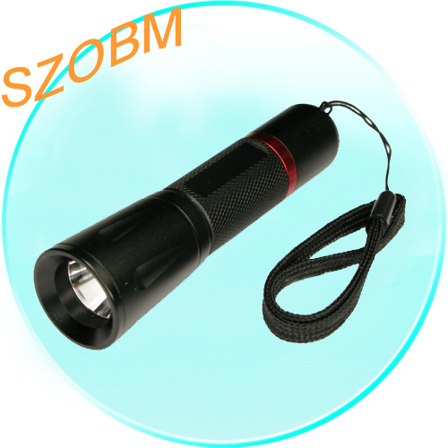 High Power CREE Q3 LED 3 Mode Aluminum Flashlight