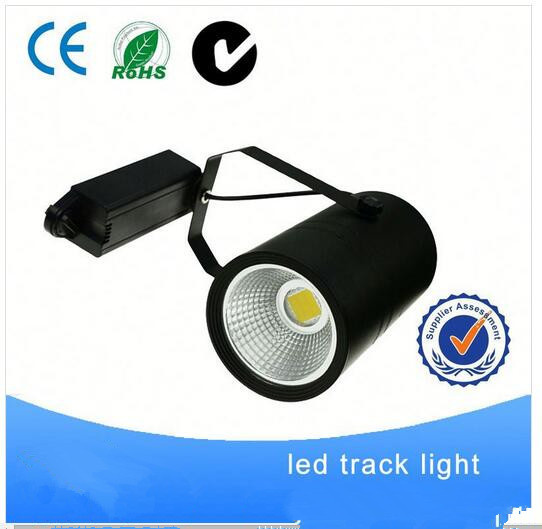 Aluminum COB LED Cable Track Light, Track Rail Light, LED Dimmable Track Light