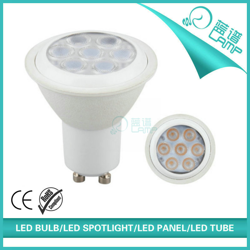 White Housing 7W GU10 2835SMD LED Spotlight