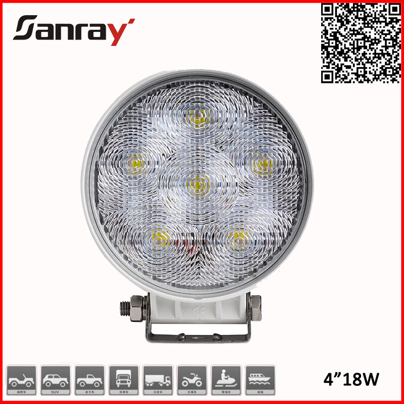 Headlight Type Round 18W LED Work Light