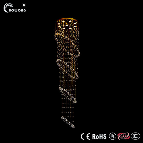 Elegant LED Ceiling Lighting Modern Crystal Chandelier