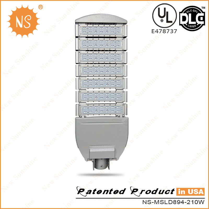 110lm/W Architectual 210W LED Street Light