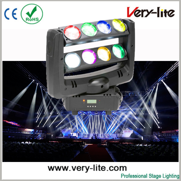 Stage Equipment 8PCS 10W LED Spider Beam Moving Head Light