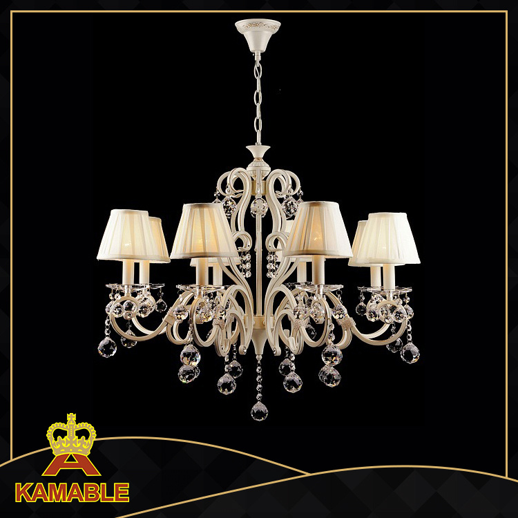 Hotel Crystal Chandelier Decorative Light (CL 5463/8 YW+WT)