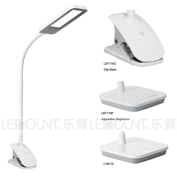 LED Panel Light Table Lamp with Clamp Base (LTB718C)