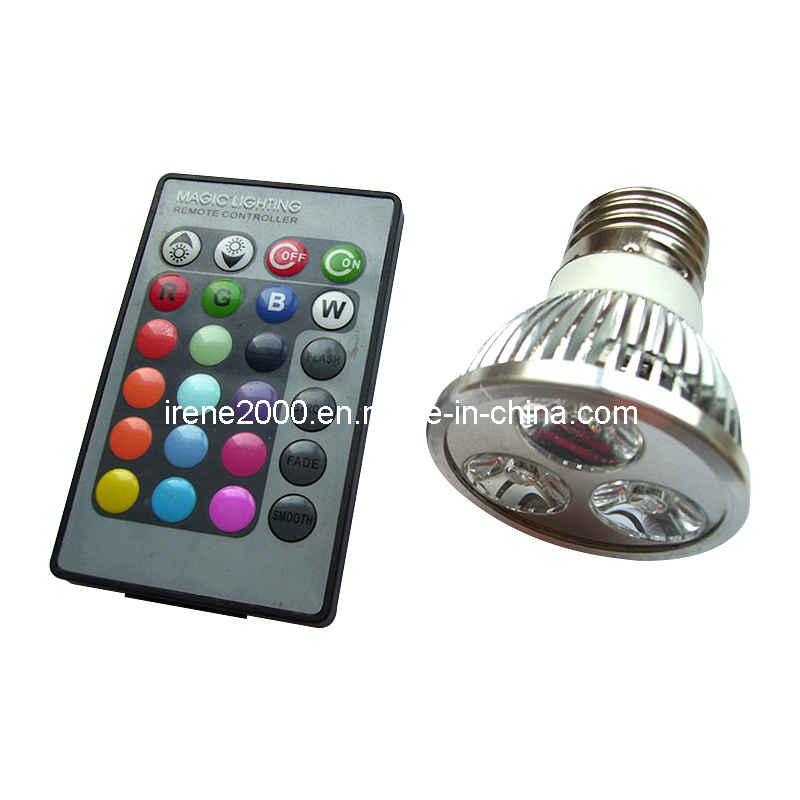 3W Full Color RGB LED Spotlight